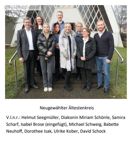 Neue Kirchenälteste Hindorf